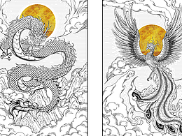 线条插画