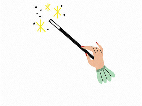 插画练习打卡Day6- 仙女的魔法棒