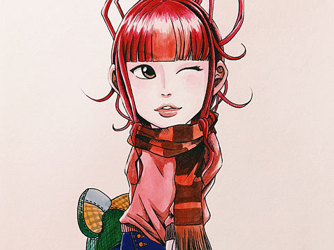 Q版水彩画