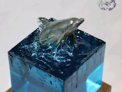 小海豚涂裝滴膠場景?。▊€人主頁-ZMzAzNjg0MTY=） - 手辦/模玩 - 站酷設計師POPINGYOU原創(chuàng)素材 - 站酷ZCOOL