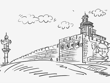 闽南建筑 手绘H5
