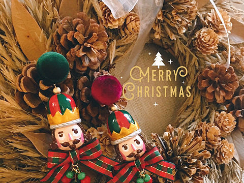 圣诞耳坠系列之胡桃夹子才够圣诞呀~