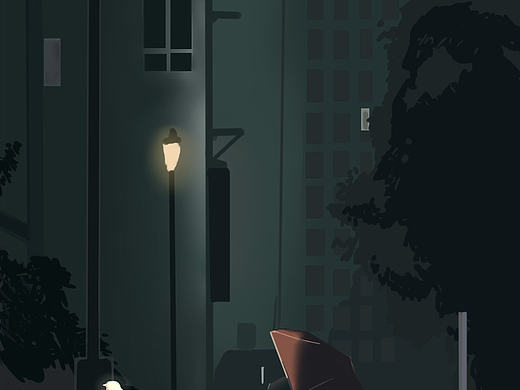 雨夜