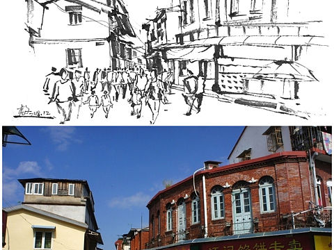 写生、钢笔速写