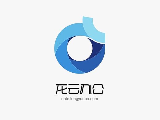 龙云移动办公logo设计
