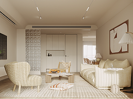 旧房改造|极简温暖奶油色的家