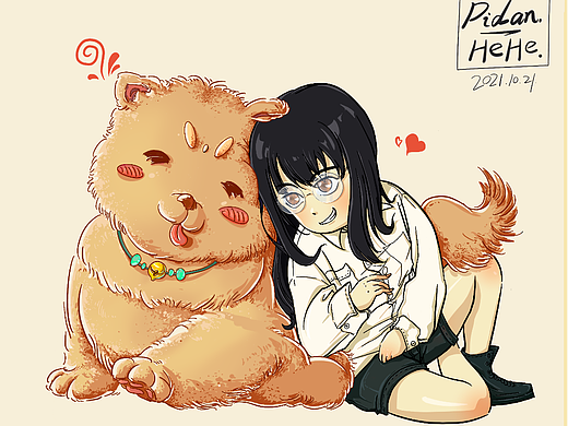 随便插画-恋爱插画