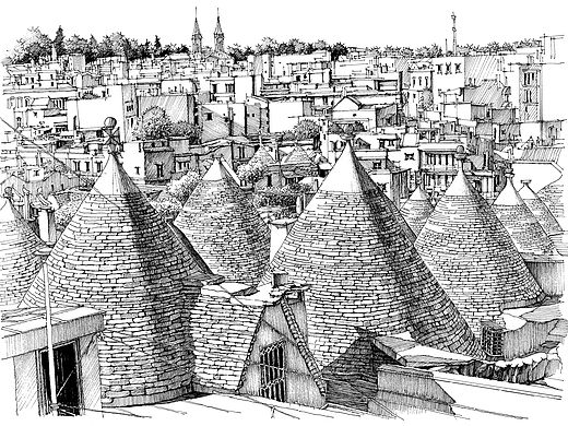 建筑写生——意大利