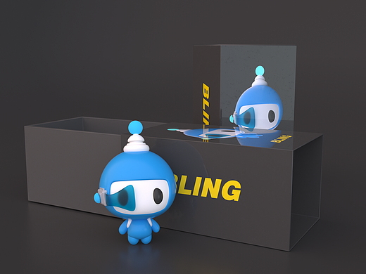 中国民生银行趣玩星球 IP原创设计- BLING 