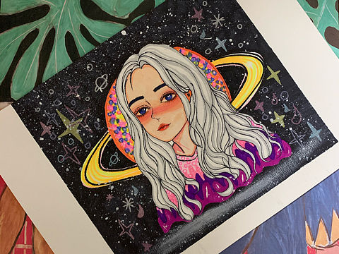 梦幻女孩系列开画