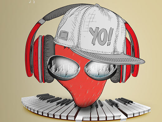 【老黄】草莓音乐节宣传册作业练习