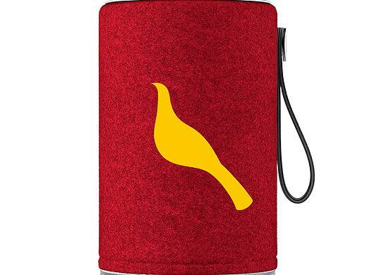 小鸟音响外套图案设计