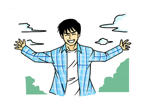 漫画：我喜欢笑