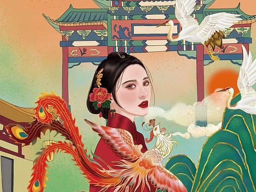 笄冠之礼（个人主页-ZNTM0Mjk0NzY=） - 创作习作 - 站酷设计师Aixp原创素材 - 站酷ZCOOL