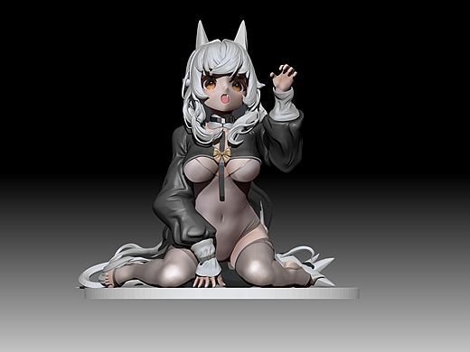 少女（個人主頁-ZNTMyMDU1NTI=） - 其他三維 - 站酷設(shè)計師功夫少蝦原創(chuàng)素材 - 站酷ZCOOL