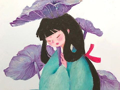 油画棒人物打卡2