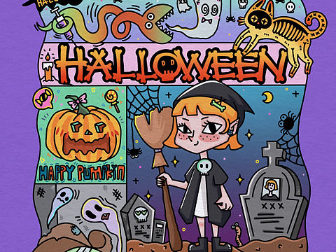 神秘紫 | 万圣节到啦~