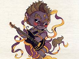 樂隊(duì)插畫 /隨筆