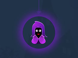 万圣节主题图标／界面设计