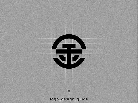金字字体logo设计