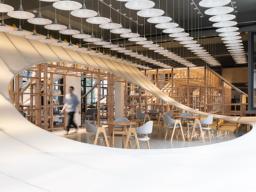 建筑空间摄影-杭州余杭高中新华书店