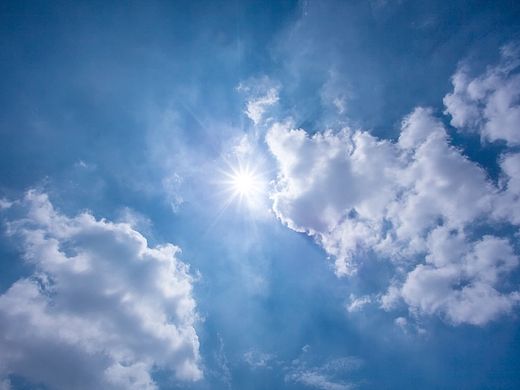 用PS修出一片蓝天