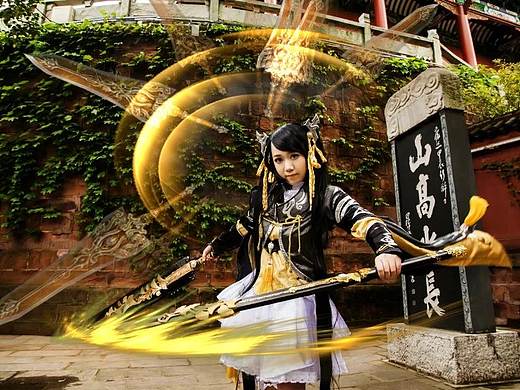 剑侠情缘三cos--藏剑--朔雪叽萝