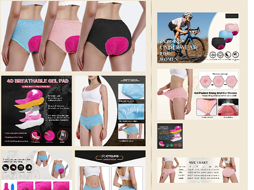 骑行类衣服主图A+展示