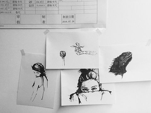 搬砖业余画画吧