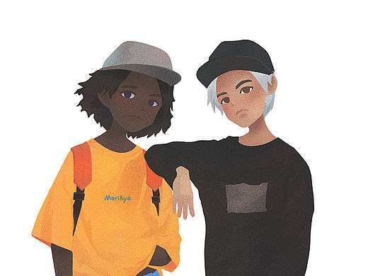 繪本風時裝插畫（個人主頁-ZMjQ3NDM4MDQ=） - 商業(yè)插畫 - 站酷設計師小森柚原創(chuàng)素材 - 站酷ZCOOL