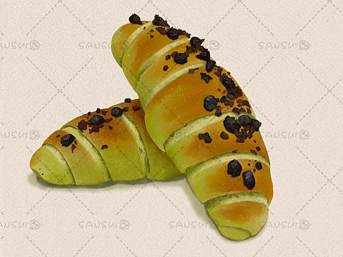 商稿分享｜美食手绘