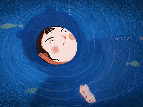 插画 #树洞小屋#（个人主页-ZMjc4MjkwMDg=） - 创作习作 - 站酷设计师POUTM原创素材 - 站酷ZCOOL