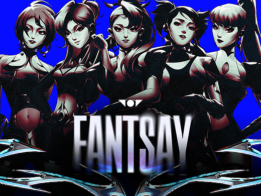 柴霖霖作品-九火宫虚拟偶像女团-FANTSAY'2022-Restart