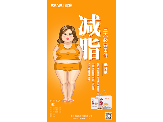 减肥海报