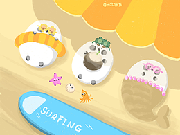 「咕噜又」海边之旅