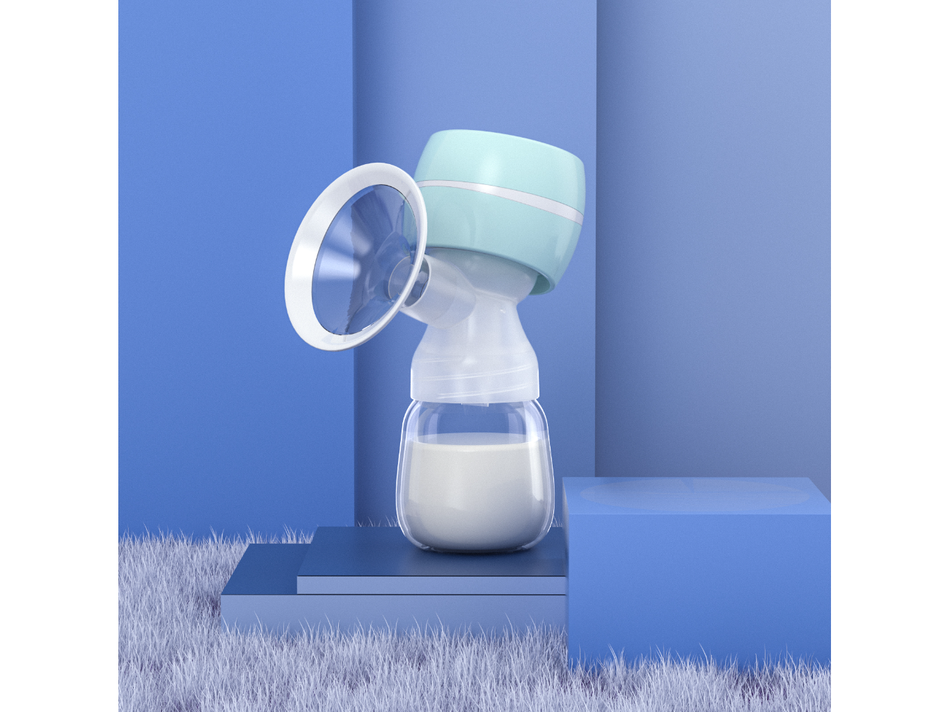 吸奶器、吸乳器产品动画渲染_宇智波大星-站酷ZCOOL