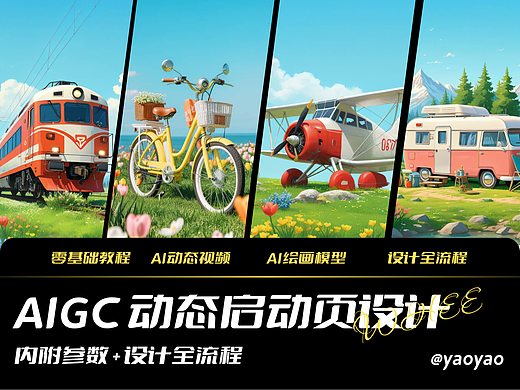 AIGC辅助动态启动页