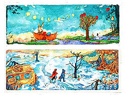 Haru's Journey（個人主頁-ZNDk3MjA4） - 商業(yè)插畫 - 站酷設計師nanajoe原創(chuàng)素材 - 站酷ZCOOL