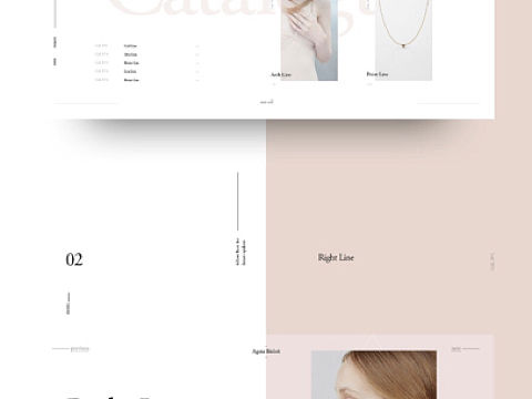 排版设计PSD模板