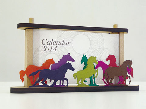 旋轉馬卡2014台曆