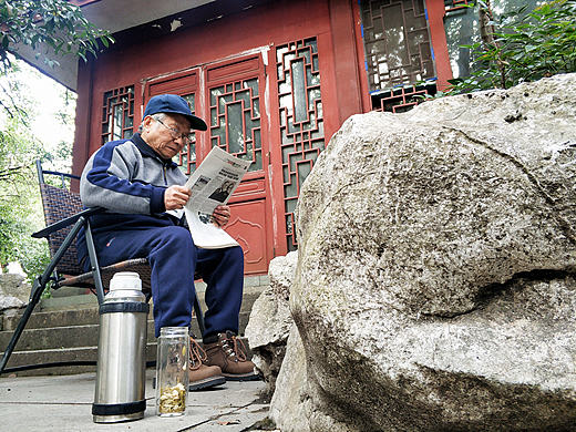 杭州吴山老人-20191129