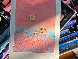 油画棒 闲暇的时光