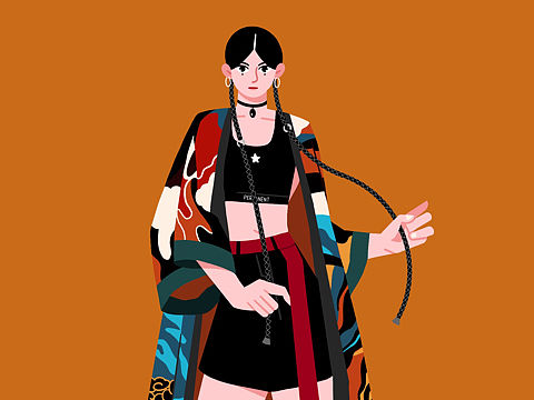 「乘风破浪的姐姐」人物插画