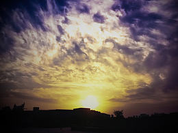 没有雾霾的中国，美丽的夏天