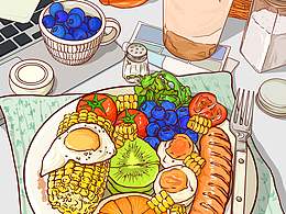食物相关插画