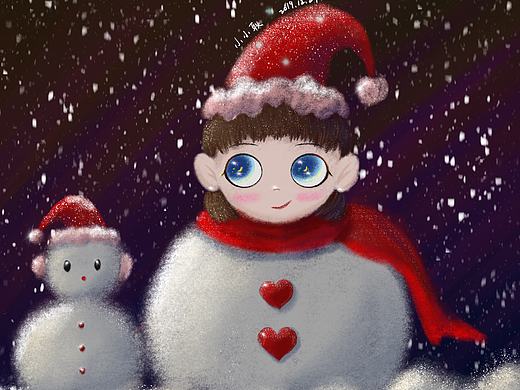 圣诞（个人主页-ZNDE4NzIwNTY=） - 儿童插画 - 站酷设计师没人关注的闲人原创素材 - 站酷ZCOOL