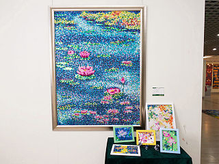  #青春答卷2014# 视觉传达◆毕业设计——综合材料装饰画◆《荷》