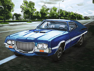 FORD复古跑车（个人主页-ZNTk1NDAwMA==） - 创作习作 - 站酷设计师Madheart原创素材 - 站酷ZCOOL