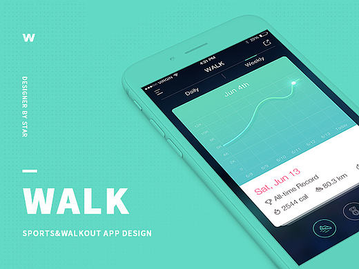WALK 运动记步APP