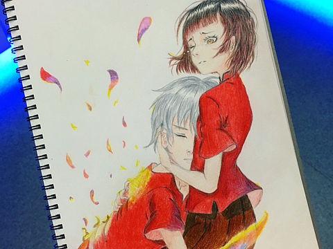 日积月累的彩铅作品